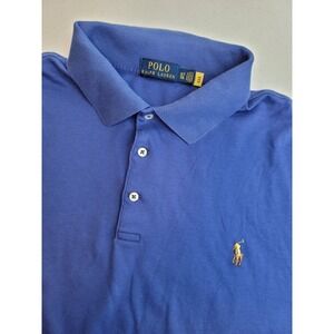 Polo by Ralph Lauren Men's Blue Polo Shirt